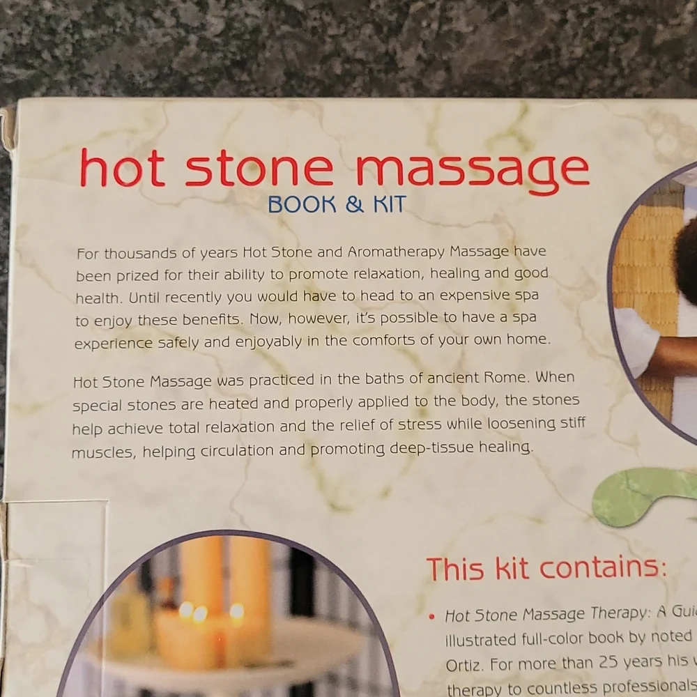 Mud Puddle NEW Hot Stone Massage Kit with Instructional Booklet